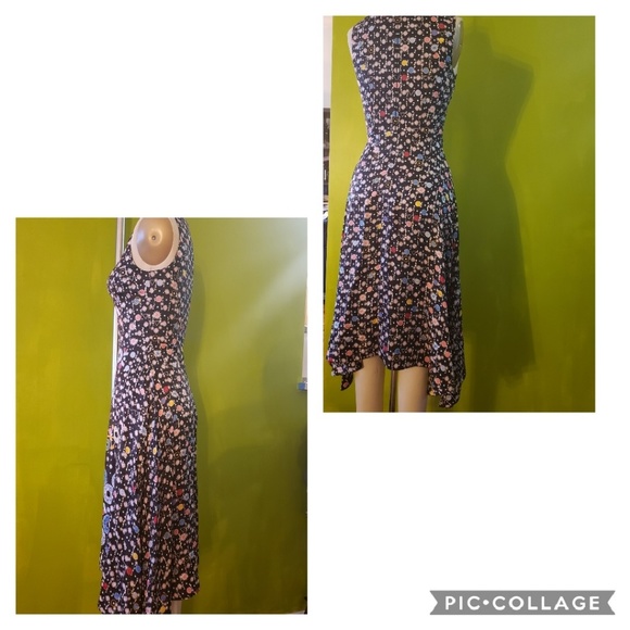 Peter Pilotto Sleeveless Asymmetric Silk Dress - Picture 4 of 8